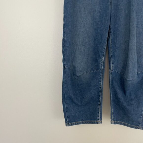 Anthropologie Pilcro The Leni Mid Rise Tapered Barrel Jeans Size 29 - Picture 6 of 7